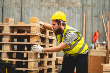 professional creatively carpenters woodworking teamwork together, Craftsman having creative workshop to working for business industry of wooden carpentry company, foreman joiner person man in factory