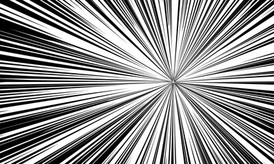 漫画やアイテムの強調に使える集中線の背景素材