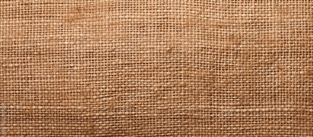 Poster burlap texture background with beige and brown flecks suitable for text decoration
