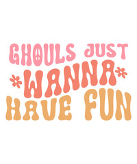 Halloween retro svg design
