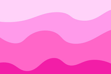 Pink Gradient Abstract Wavy Vector Background