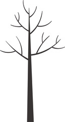 Obraz premium Tree Trunk Silhouette