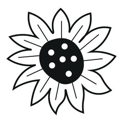 Autumn Flowers Doodle