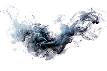 Realistic smoke effect on transparent background - high resolution PNG