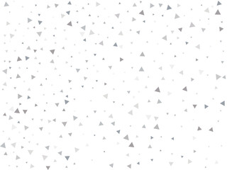 Festive Silver Triangular Confetti