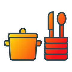 Kitchen utensils Icon