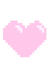 Pink heart pixel