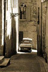 vieille ruelle en Ardèche