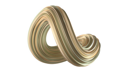 Spiral loop made of 3d lines