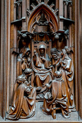 Our Lady cathedral, Antwerp, Belgium. Stalls.