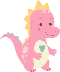 Childish Girl Dinosaur Baby