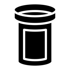 pill bottle glyph 