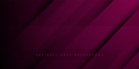 Modern abstract dark red gradient illustration background with 3d look and simple line and shadow pattern. cool design and luxury. Eps10 vector
