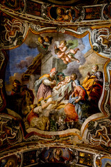 Fototapeta premium Santa Maria dell'Ammiraglio church, known as La Martorana, Palermo, Sicily, Italy.