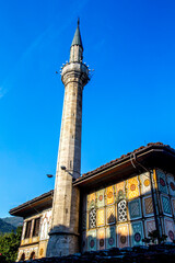 Pasha mosque, the painted mosque of Tetovo, Republic of Macedonia.