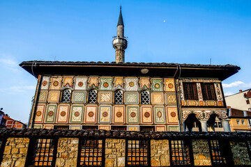 Pasha mosque, the painted mosque of Tetovo, Republic of Macedonia.