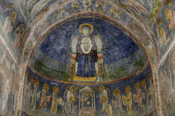 St Sophia cathedral church, Ohrid, Macedonia. Chancel.