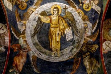 Mother of God Peribleptos church, Ohrid, Macedonia. Fresco.