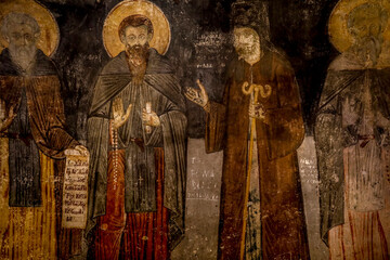 Sveti Naum (Saint Naum) monastery, Macedonia. Fresco.