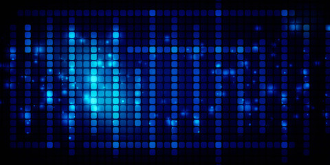 2d illustration Abstract futuristic electronic circuit technology background
