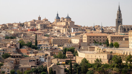 Fototapeta na wymiar panorama view of Toledo