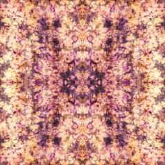 Abstract luxury print with golden elements. Trendy seamless circles texture color abstract background. Hand drawn geometric dotted grunge repeating retro wallpaper.