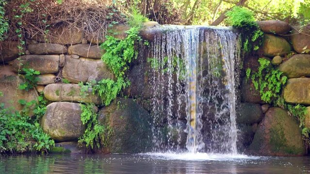 Streams in northern the Israel Hasbani River one of the source of the Jordan River