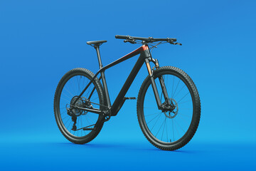Fototapeta na wymiar High-end MTB bike showcasing its capabilities and design. Product photography