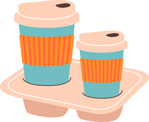Coffee On Paper Cup Holder