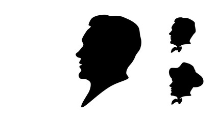 Mikhail Bulgakov silhouette