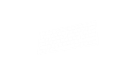 3d render of a keyboard