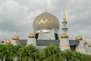 Masjid Negeri Sabah State Mosque in Kota Kinabalu, Borneo, Malaysia