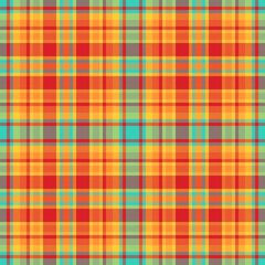 Texture seamless vector of pattern check fabric with a tartan textile background plaid.