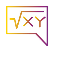 Formula Learning Math Icon