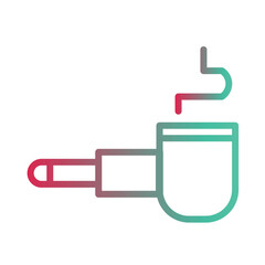 Obraz premium Medical Pipe Smoke