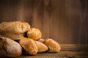 Close-up of traditional bread