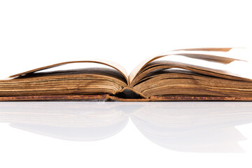 Open Book blank on white