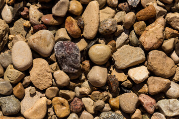 Wet Stone Pebbles Texture Or Stone Pebbles Background For Design