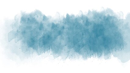 Abstract blue watercolor background.Hand painted watercolor. vector