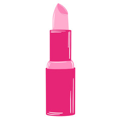 Pink lipstick doll. Girl pink lipstick. Barbie color lipstick for kids.