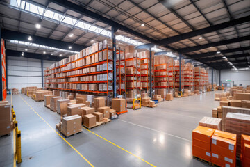 Futuristic Factory Warehouse