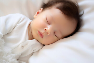 Obraz na płótnie Canvas Newborn Son Sleeping
