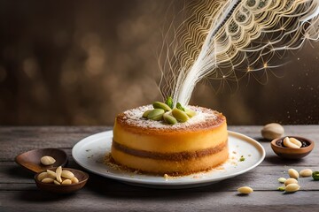piece of cake with candle