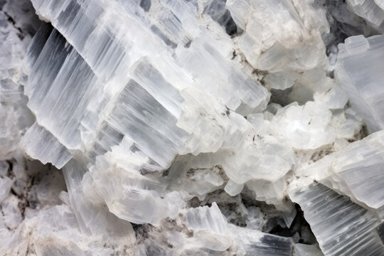 Ethereal Elegance: A Captivating Background Texture of Anhydrite Stone