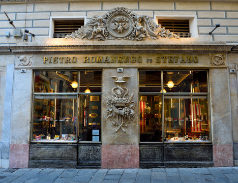 ancient confectioner Pietro Romanengo16 aug 2023 Genoa Italy