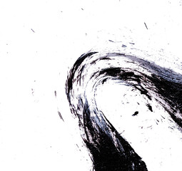 Abstract Colorful painting isolated on transparent background. watercolor png