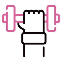 Weightlifting Icon illustration