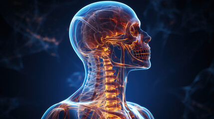 3d rendered illustration of an ray