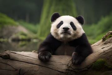Obraz premium giant panda bear generated ai