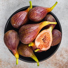 fig fruit ripe fresh figs meal food snack on the table copy space food background rustic top 